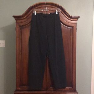 JJill ponte knit slim leg pants, charcoal